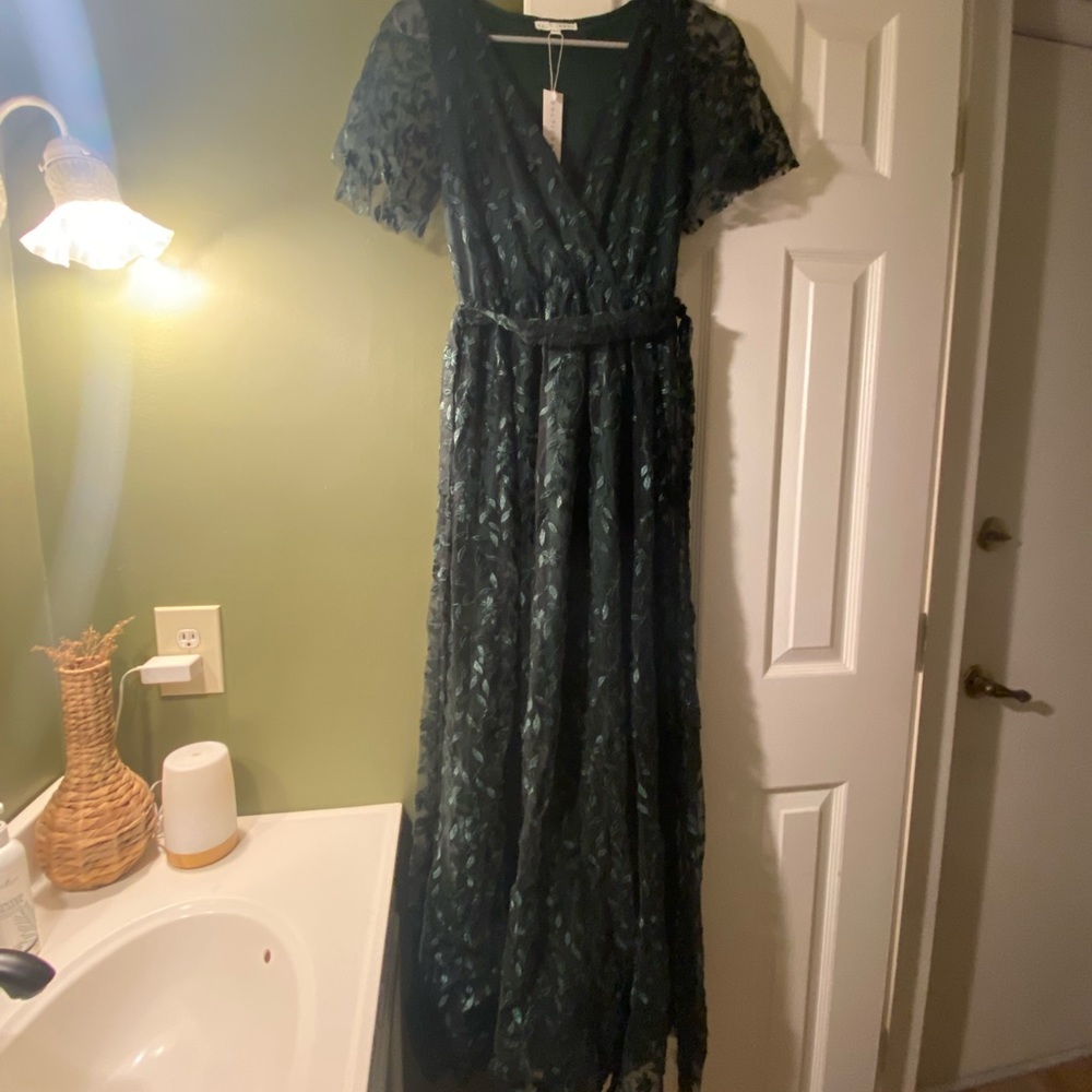 Baltic Born Marseille Embossed Maxi Dress - XS - EUC